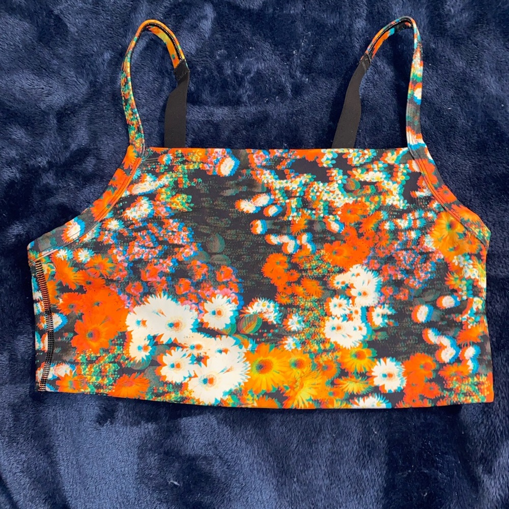 Colorful Floral Crop Top